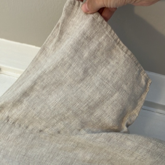 Flax by Jeanne Engelhart, women’s, soft linen, light beige blouse. Size M. - Picture 4 of 6